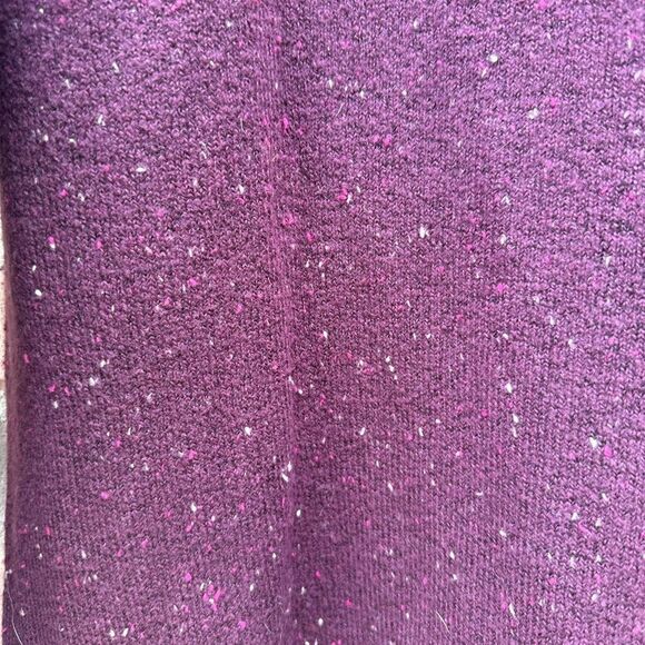 LOFT Burgundy/Purple Women's Sweater - Picture 3 of 5